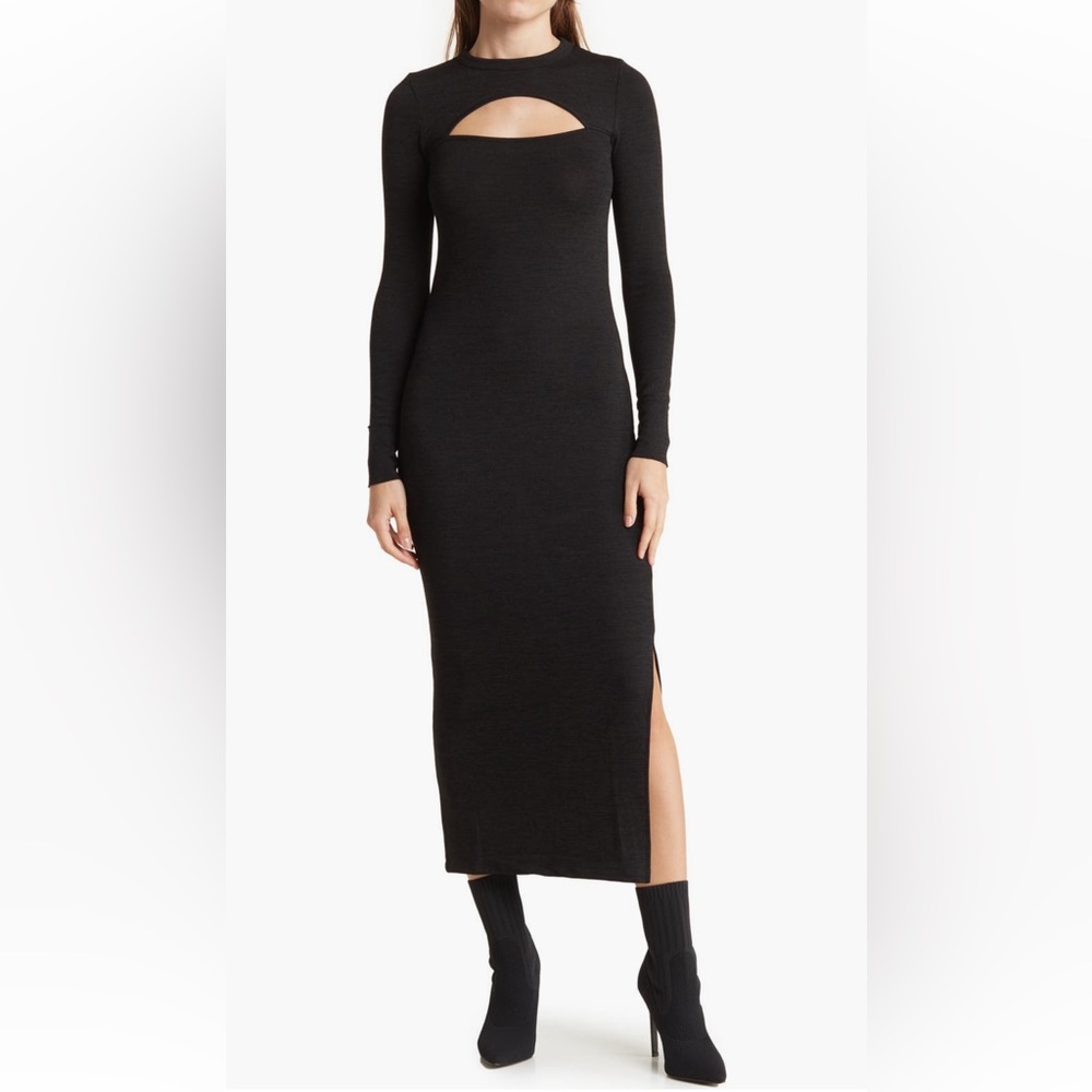NWOT French Connection Sweeter Cutout Longsleeve Sweater Dress
